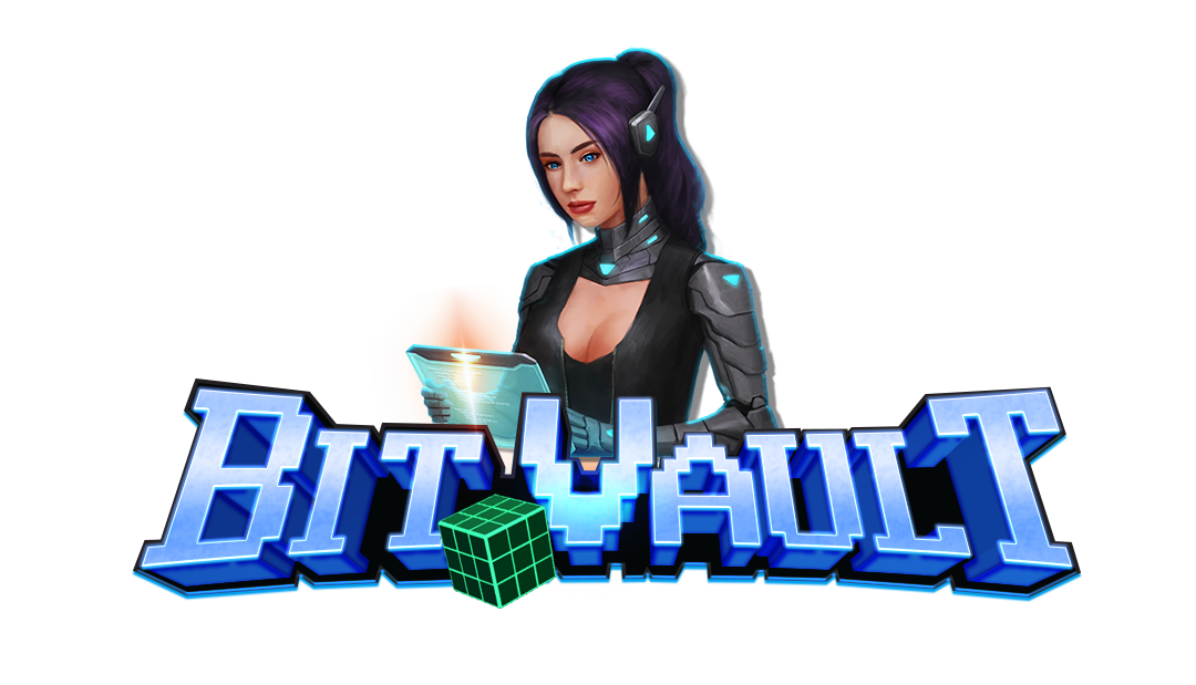 BitVault's video game logo